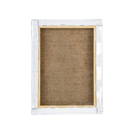 Холст грунтованный на подрамнике &quot;Мастер-Класс&quot;, 18х24 см, 480 г/м2, 100% лён, акриловый грунт, крупное зерно — PalitraMastera