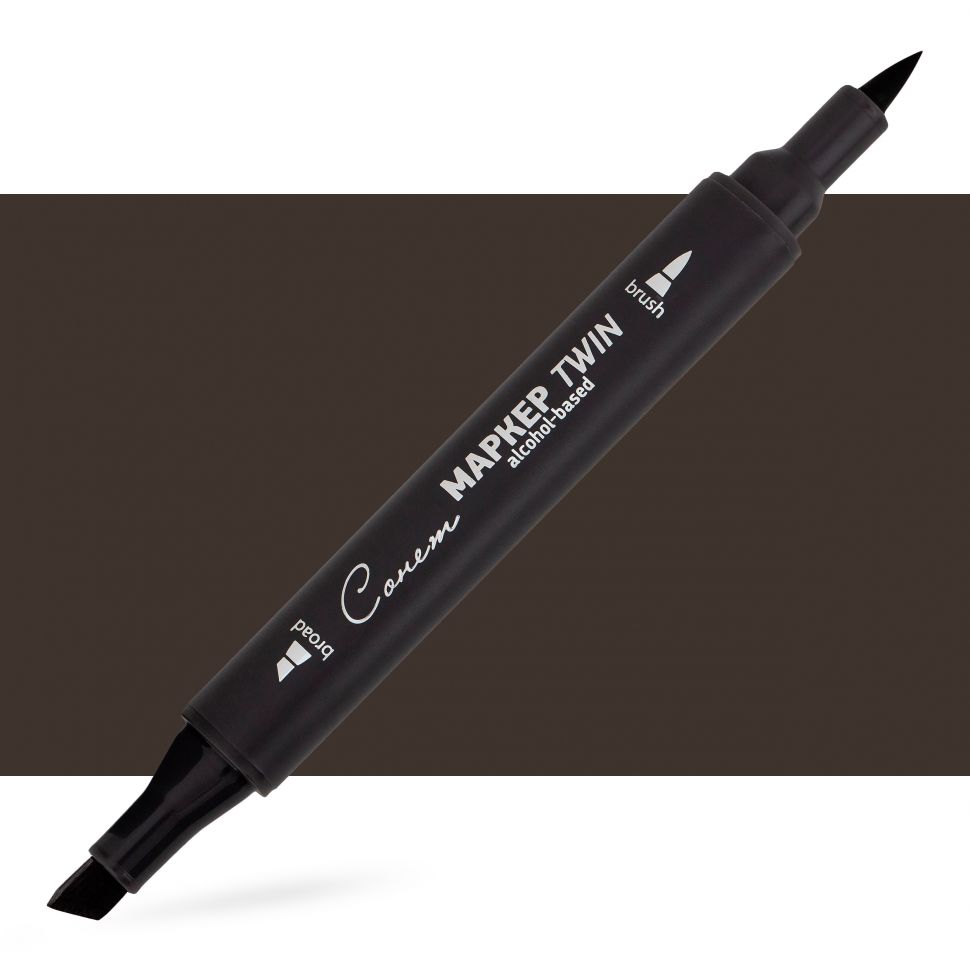 Маркер спиртовой Сонет Twin Brush, теплый серый 8--- фото 1 — PalitraMastera