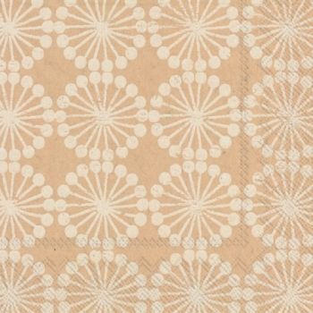 Салфетки бумажные для декупажа, 25х25 см, &quot;Узор&quot;, крафт, упаковка 20 шт. АКЦИЯ!!! — PalitraMastera