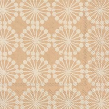 Салфетки бумажные для декупажа, 25х25 см, "Узор", крафт, упаковка 20 шт. АКЦИЯ!!! фото 1 — PalitraMastera