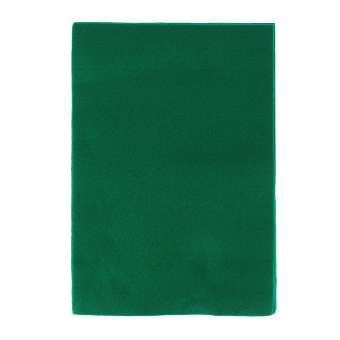 Фетр &quot;Soft&quot;  2 мм, 180г, 21х29,7см (зеленый)  3503554 — PalitraMastera