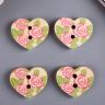 Набор пуговиц декоративных дерево "Сердечки" (набор 18 шт) 1,7х1,5 см 2757352 фото 2 &mdash; PalitraMastera
