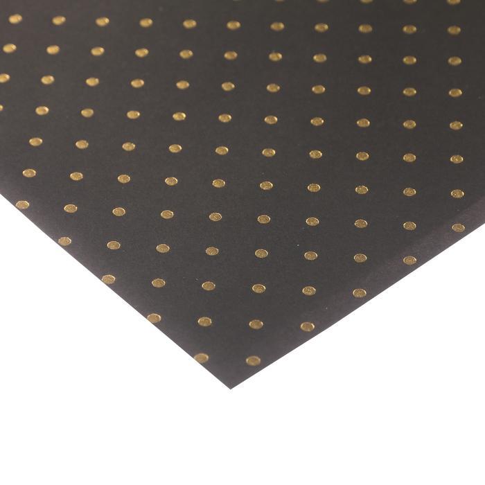 Бумага для скрапбукинга с фольгированием «Точка», , 30.5 х 30.5 см, 250 г/м — PalitraMastera