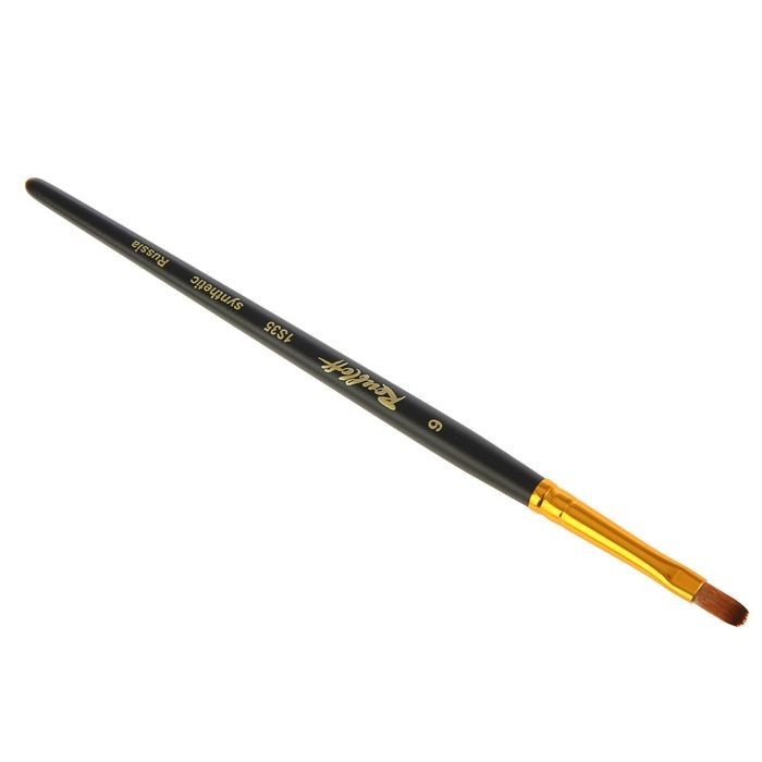 Синтетика ов .п/колонок ручка кор.черная № 06 /Roubloff /1S35 — PalitraMastera