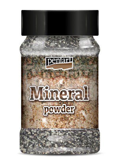 Pentart Минеральная пудра, среднее зерно, 130 г, оникс — PalitraMastera