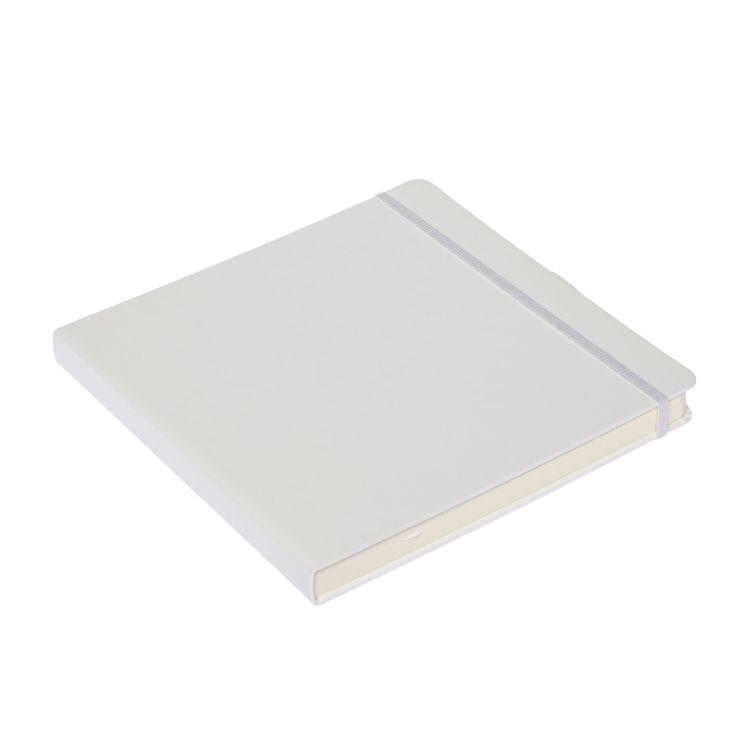 Блокнот для зарисовок Sketchmarker 140г/кв.м 20*20cм 80л твердая обложка Белый &mdash; PalitraMastera