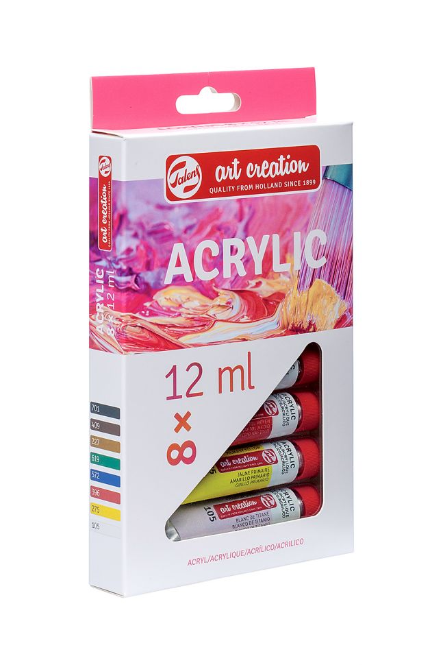 Набор акриловых красок Art Creation 8цв*12мл TALENS фото 1 — PalitraMastera