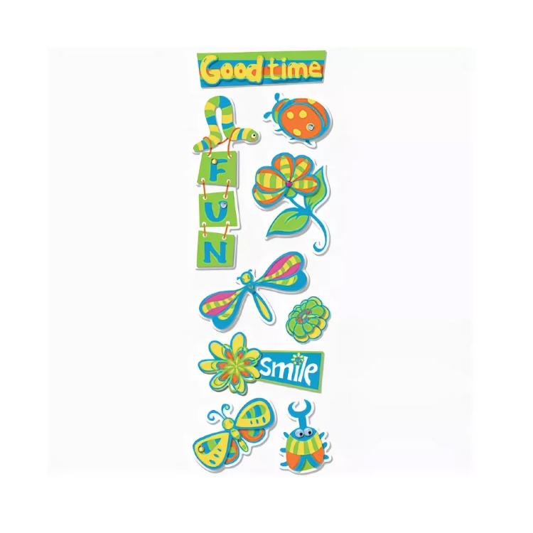 Fun Kingdom Декоративные объемные наклейки, 6,5 х 18,5 см — PalitraMastera