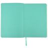 Ежедневник А5 недат. LOREX PASTEL 128 л. мягк. обл. soft touch бирюз. обрез бирюз. фото 7 &mdash; PalitraMastera
