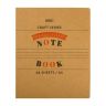 Тетрадь 48 листов, в клетку, «КРАФТ», обложка крафт-картон, блок офсет 65 г/м2, МИКС фото 2 &mdash; PalitraMastera