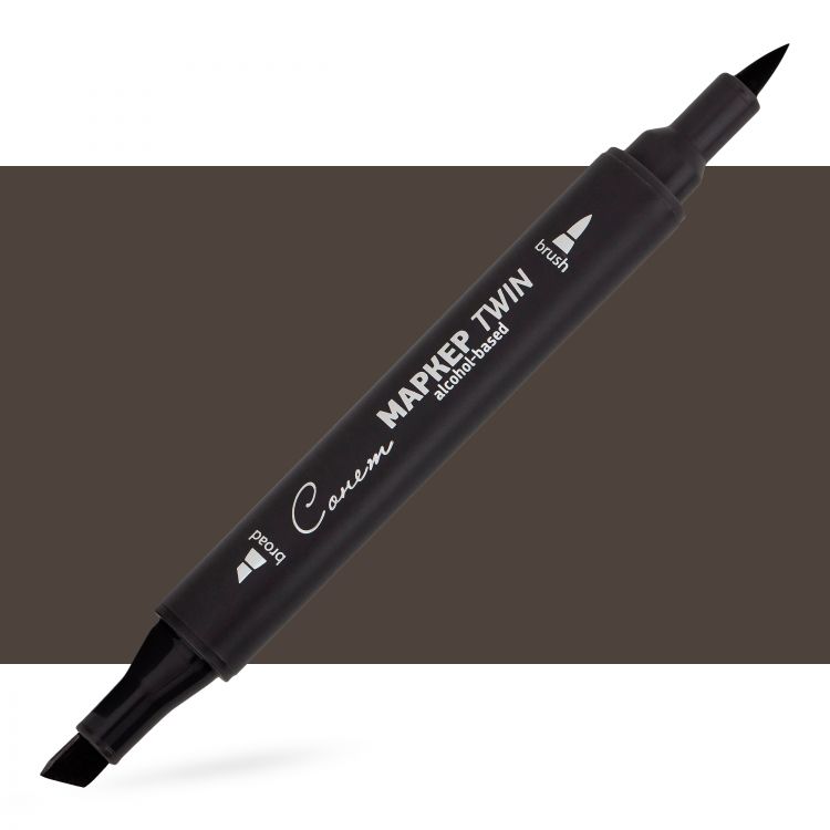 Маркер спиртовой Сонет Twin Brush, теплый серый 7 — PalitraMastera