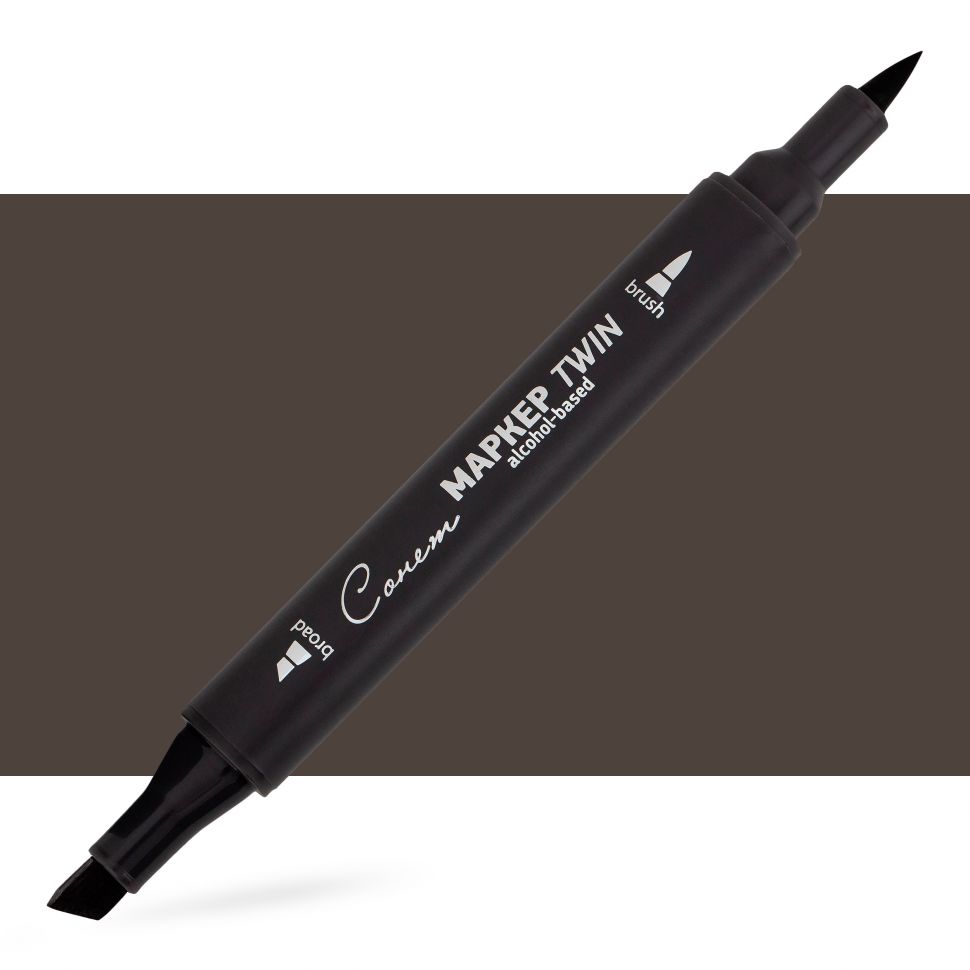 Маркер спиртовой Сонет Twin Brush, теплый серый 7 фото 1 — PalitraMastera