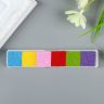 Штемпельная подушка "Цветная" (набор 6 цветов) 12,4х2,4 см 2494375 фото 2 — PalitraMastera