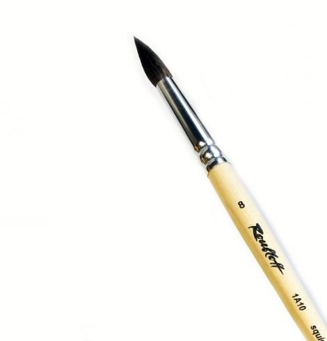 Кисть Белка МИКС кр. ручка короткая №08 — PalitraMastera