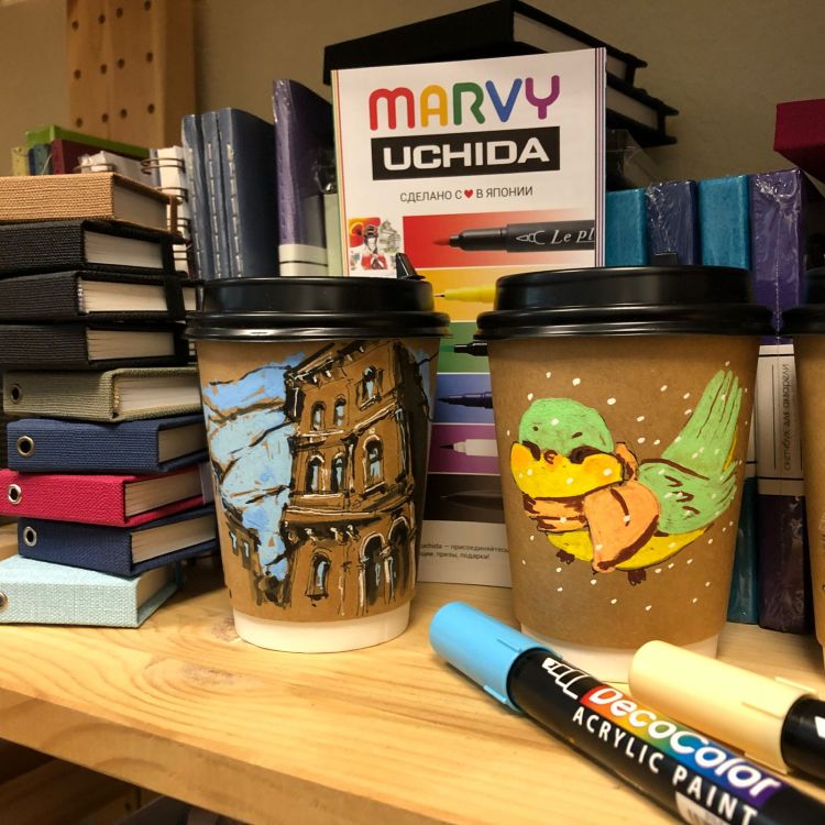 Акрил.маркер Acrylic Paint, не водост. ультратон.нак.0,75мм,перм.д/люб.пов.SILVER MAR115/SLV /Marvy — PalitraMastera