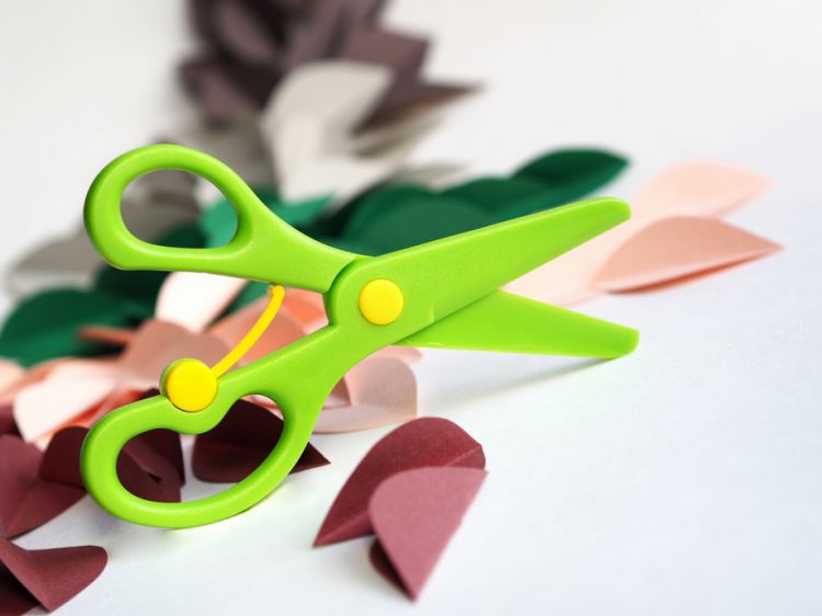 Ножницы &quot;Цветик&quot; с закругленными концами--- — PalitraMastera