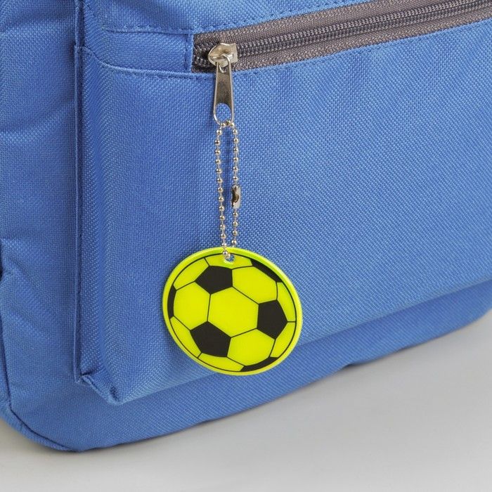 Светоотражающий элемент «Футбольный мяч», d = 5 см, цвет МИКС фото 1 — PalitraMastera