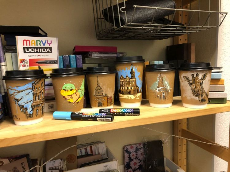 Акрил.маркер Acrylic Paint, не водост. ультратон.нак.0,75мм,перм.,д/люб.пов.WHITE MAR115/0 /Marvy — PalitraMastera