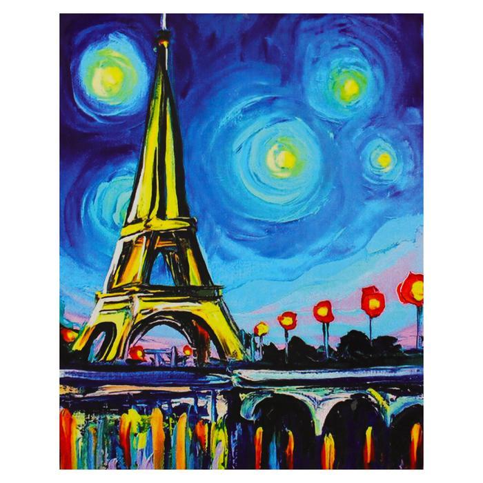 Алмазная картина "Огни Парижа"---- фото 1 &mdash; PalitraMastera