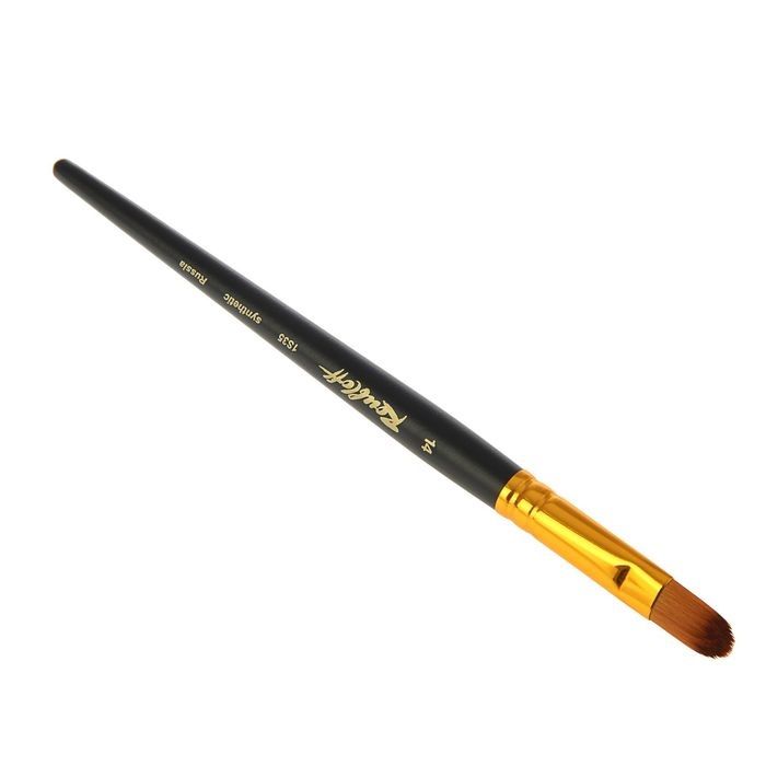 Синтетика ов .п/колонок ручка кор.черная № 14 /Roubloff /1S35 ЖS3-14,05Ж фото 1 — PalitraMastera