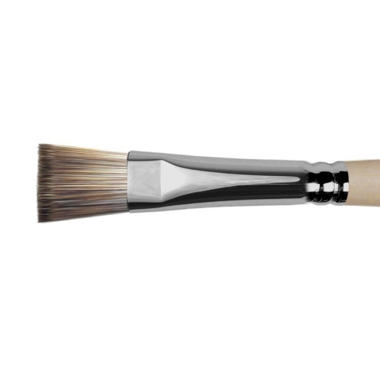 Кисть Имитация мангуста, плоская, для масок №14 — PalitraMastera