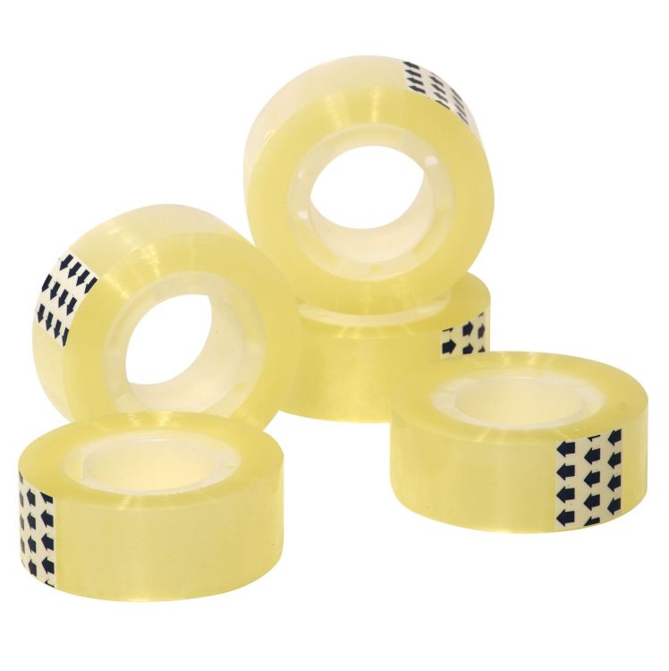 Клейк. лента канцелярская INFORMAT 19 мм 33 м прозрачная 8 шт — PalitraMastera