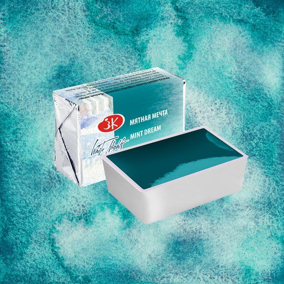 Мятная Мечта акварель Белые ночи кювета 2,5 мл — PalitraMastera