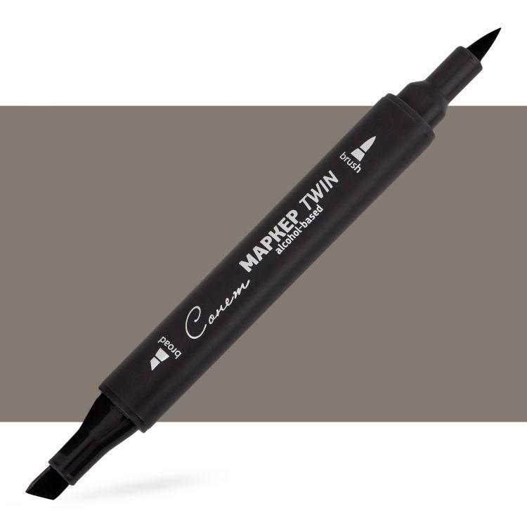 Маркер спиртовой Сонет Twin Brush, теплый серый 5 — PalitraMastera