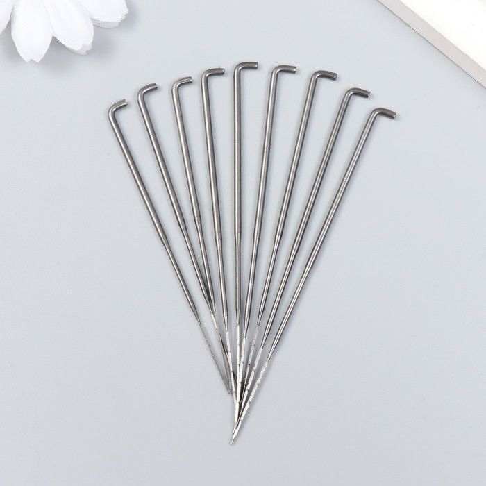 Иглы для валяния+держатель набор 10 шт.: 7.9 см, 8.6 см, 9 см — PalitraMastera