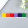 Штемпельная подушка "Радуга" (набор 6 цветов) 12,4х2,4 см 2494374 фото 2 — PalitraMastera