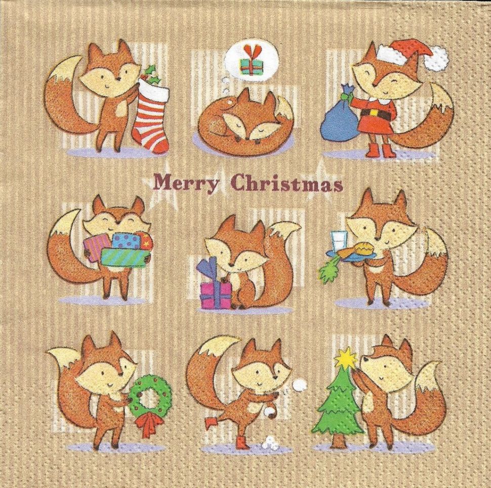 Салфетки - трехслойные, Daisy, коллекция "Рождество" фото 1 &mdash; PalitraMastera