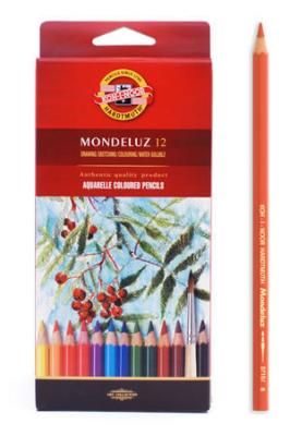 Карандаши акварельные 12цв MONDELUZ /Koh-I-Noor — PalitraMastera