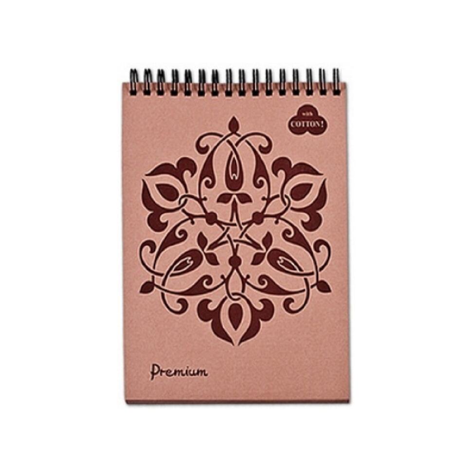 Блокнот  "Premium Late"(бежевый) 30л А5 на пружине фото 1 &mdash; PalitraMastera