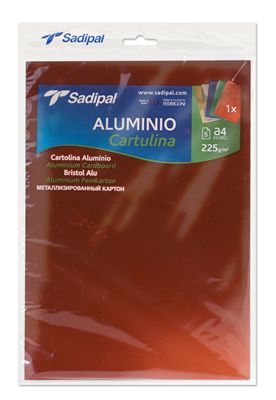 Картон цв. металлиз. SADIPAL А4, 5л., 5 цв., 225гр. — PalitraMastera