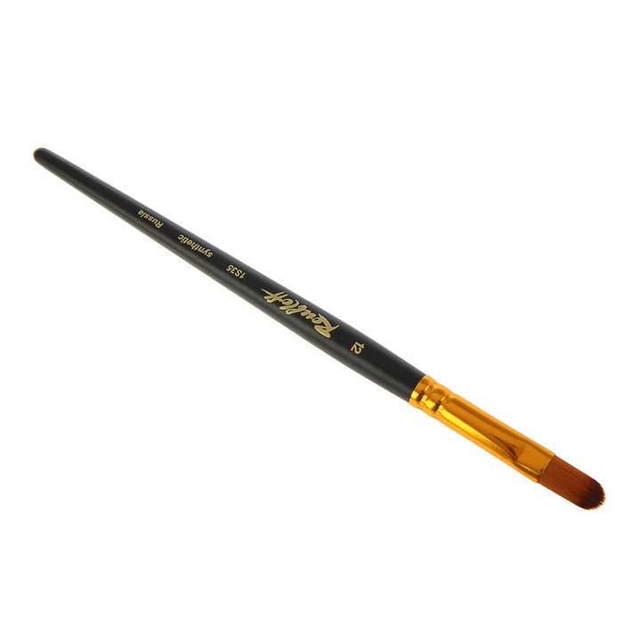 Синтетика ов .п/колонок ручка кор.черная № 12 /Roubloff /1S35 ЖS3-12,05Ж — PalitraMastera