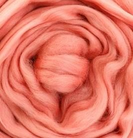 Тонкая шерсть 100% светлая азалия 324, 100гр мериносовая для валяния &mdash; PalitraMastera