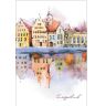 Ежедневник А5 п/дат. PLANO СТАРЫЙ ГОРОД 192 л. темат. линовка дизайн тв. обл. 7БЦ, гл. лам. фото 1 &mdash; PalitraMastera