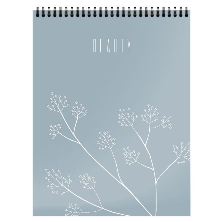 Блокнот А5 40 л. кл. Schoolformat ВЕТКА СЧАСТЬЯ. МИНИМАЛИЗМ греб. мел. карт., спл. Уф-лак &mdash; PalitraMastera