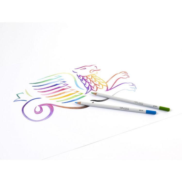 Набор профессиональных цветных карандашей 24 цвета, в металлической коробке — PalitraMastera