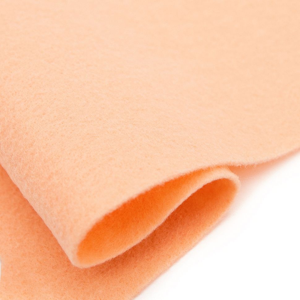 Фетр мягкий 1.0 мм персиковый 20х30 см (YF 652) Астра фото 1 — PalitraMastera