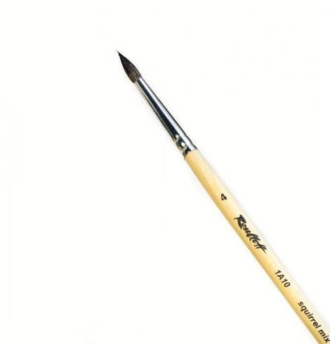 Кисть Белка МИКС кр. ручка короткая №04 — PalitraMastera