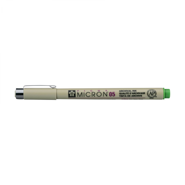 Ручка капиллярная Pigma Micron 0.45мм Салатовый — PalitraMastera
