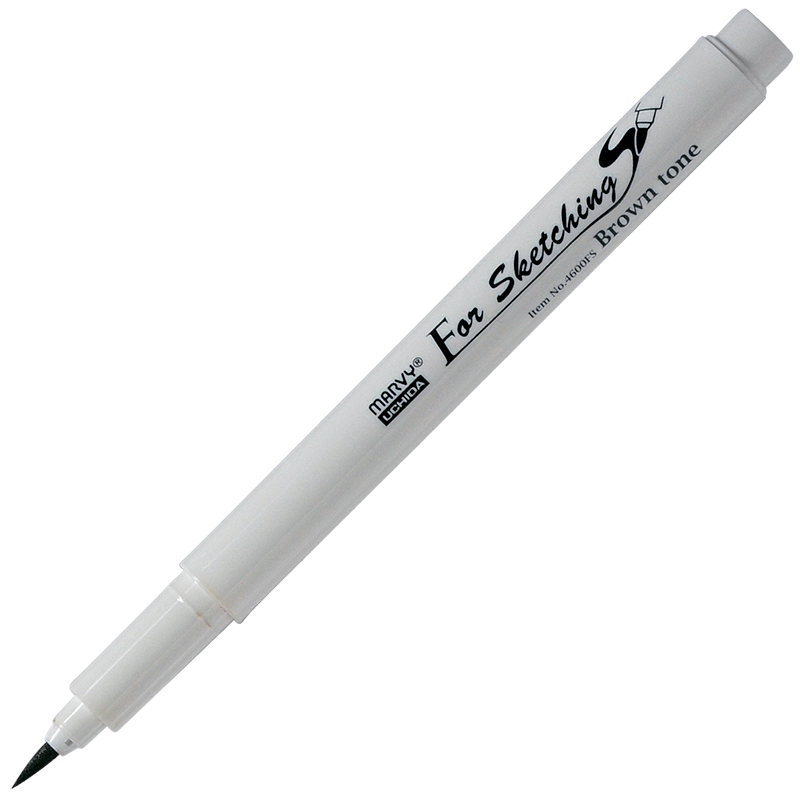 Скетч-маркер, кисть, пигментные чернила на водной основе Tan MAR4600FS/BS5 /Marvy фото 1 &mdash; PalitraMastera