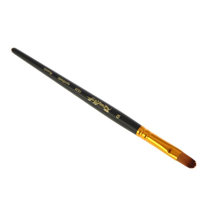 Синтетика ов .п/колонок ручка кор.черная № 10 /Roubloff /1S35 фото 1 — PalitraMastera