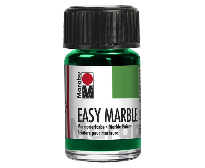 Marabu Краски для мраморирования «Easy Marble», 15 мл, насыщенный зеленый — PalitraMastera