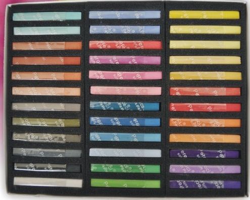 Набор сухой пастели, 36 шт./упак. картон, прямоугольная Peroci, арт. SP36---АКЦИЯ!!! фото 1 &mdash; PalitraMastera