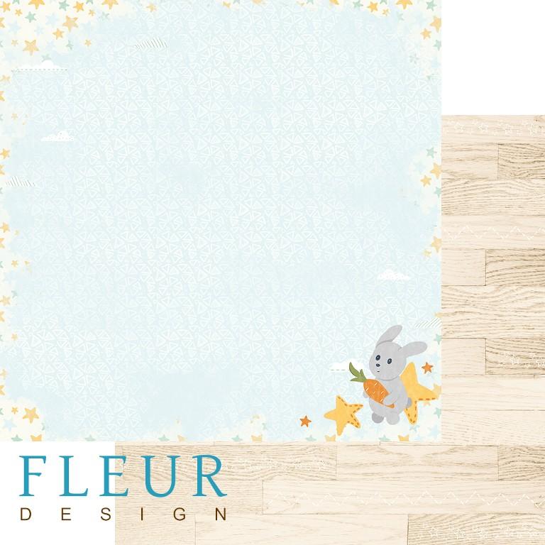 Лист бумаги для скрапбукинга "Сны наяву", коллекция "В облаках", 30х30, плотность 190 гр, 10 листов в упаковке FD1004107 фото 1 — PalitraMastera