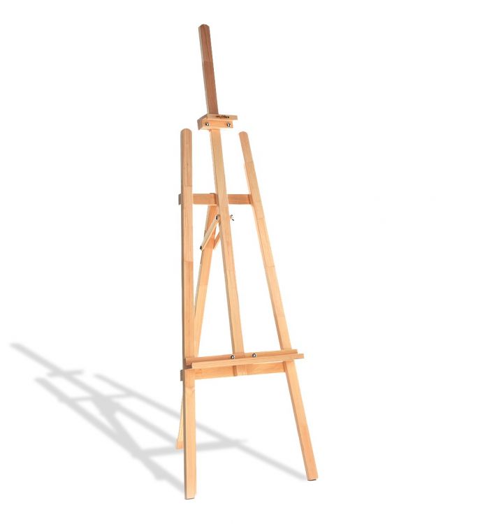 Мольберт Лира из сосны, 170 × 50 см. Высота холста – до 115 см. Туюкан. — PalitraMastera