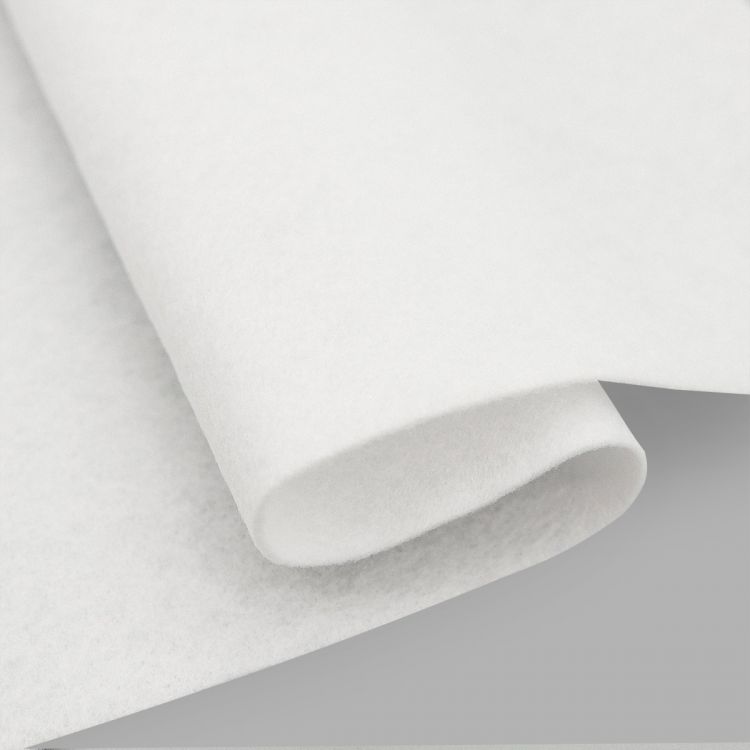 Фетр мягкий листовой Астра, 1.5мм, 260 гр, 20х30см, (YF 650 молочный) — PalitraMastera