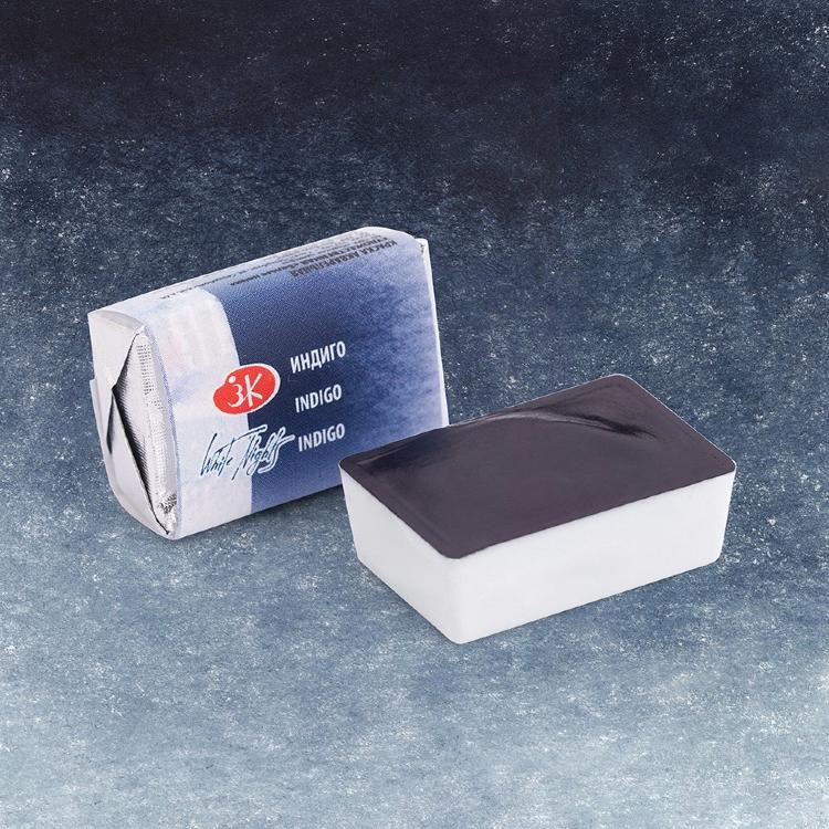 Индиго имит акварель Белые Ночи кювета 2,5 мл — PalitraMastera